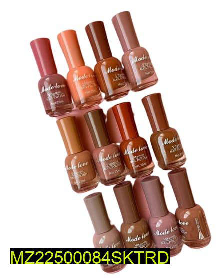 Nail Polish, Pack Of 12